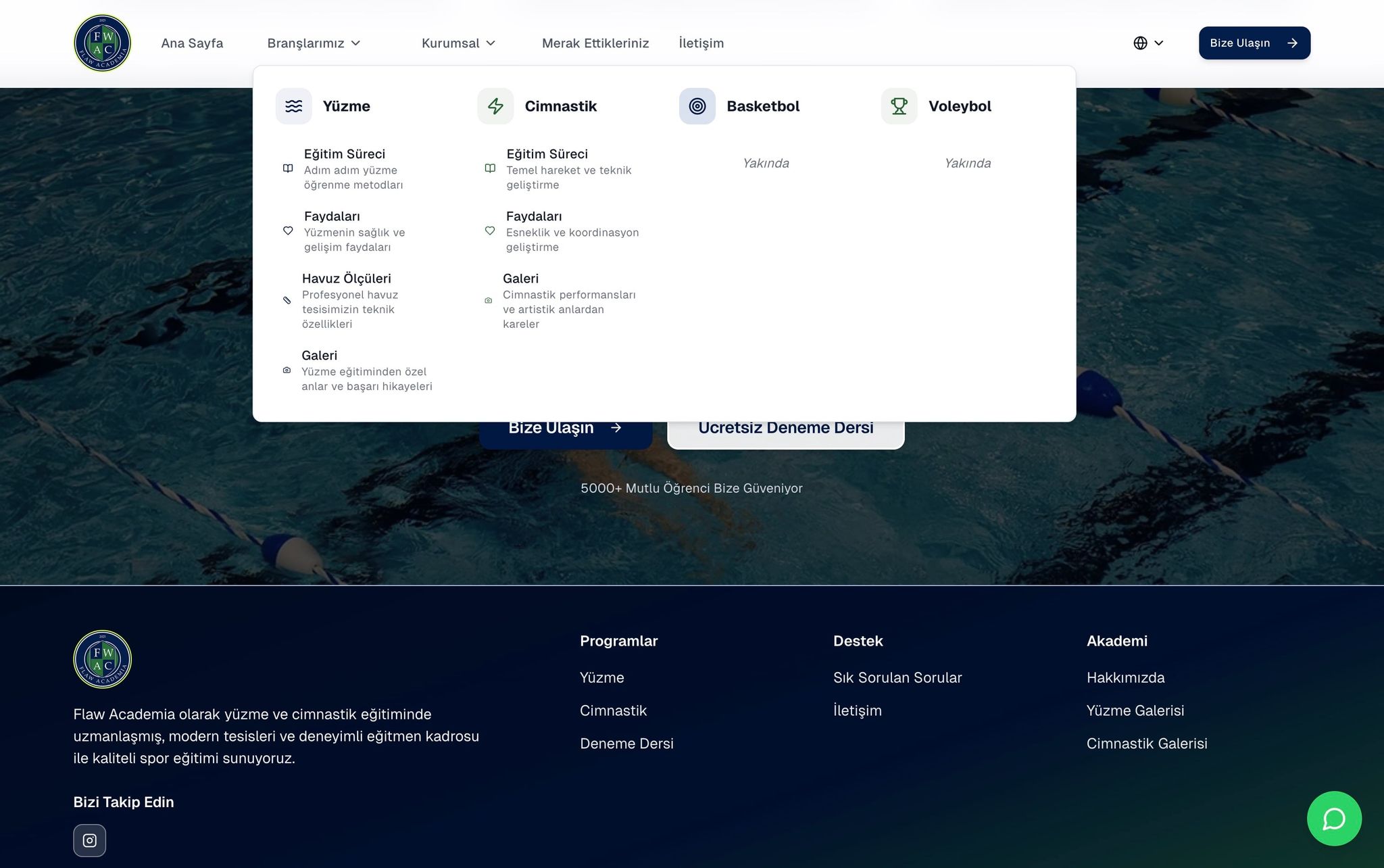 Flaw Academia projesi görsel 4 - Web Geliştirme detay