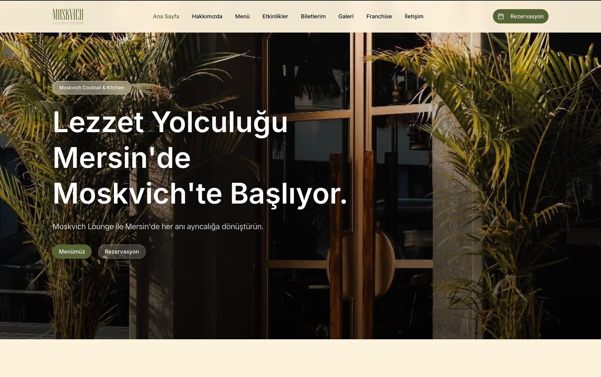 Moskvich Lounge projesi görsel 1 - Web Geliştirme detay