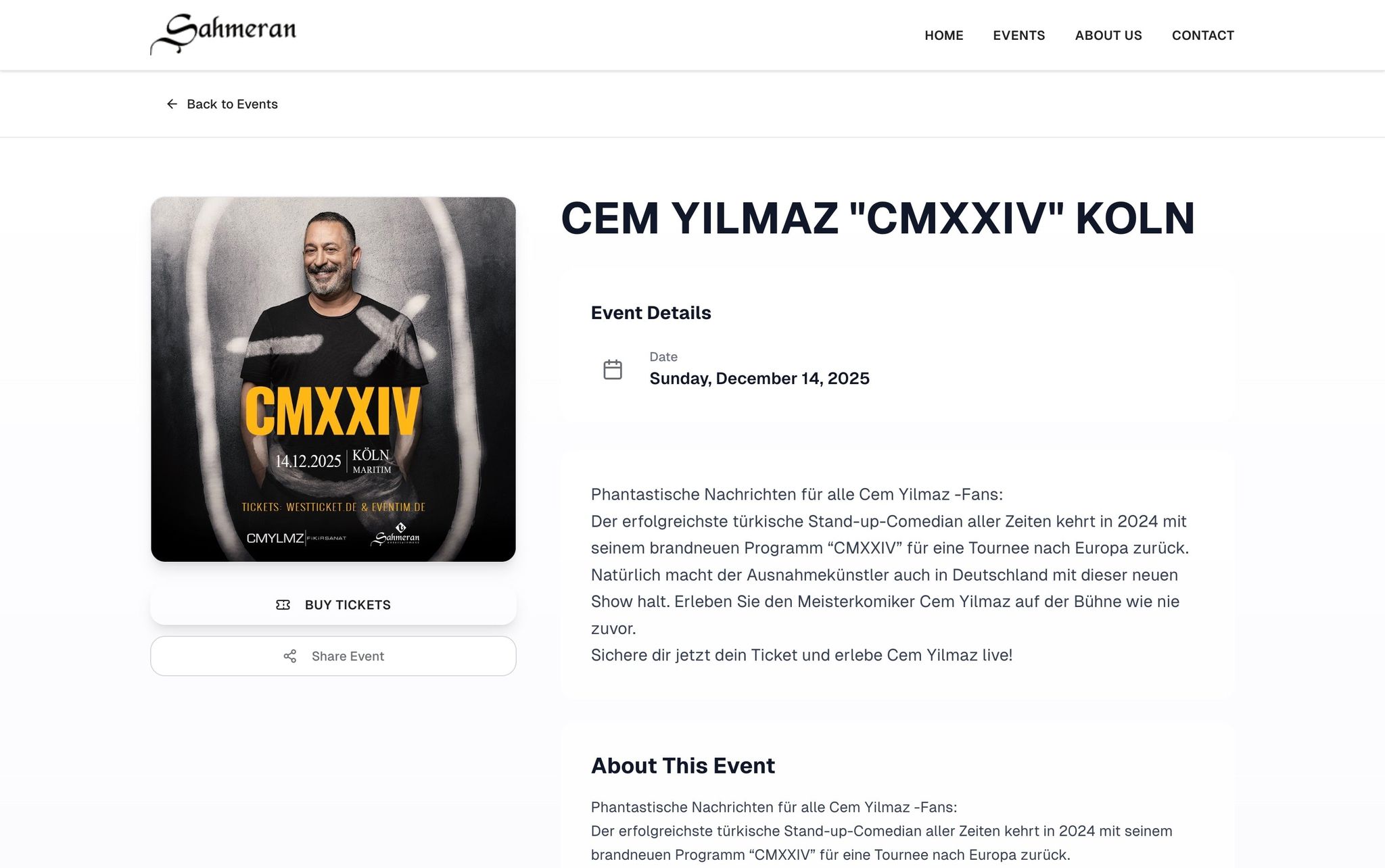 Şahmeran Entertainment projesi görsel 3 - Global Turneler detay